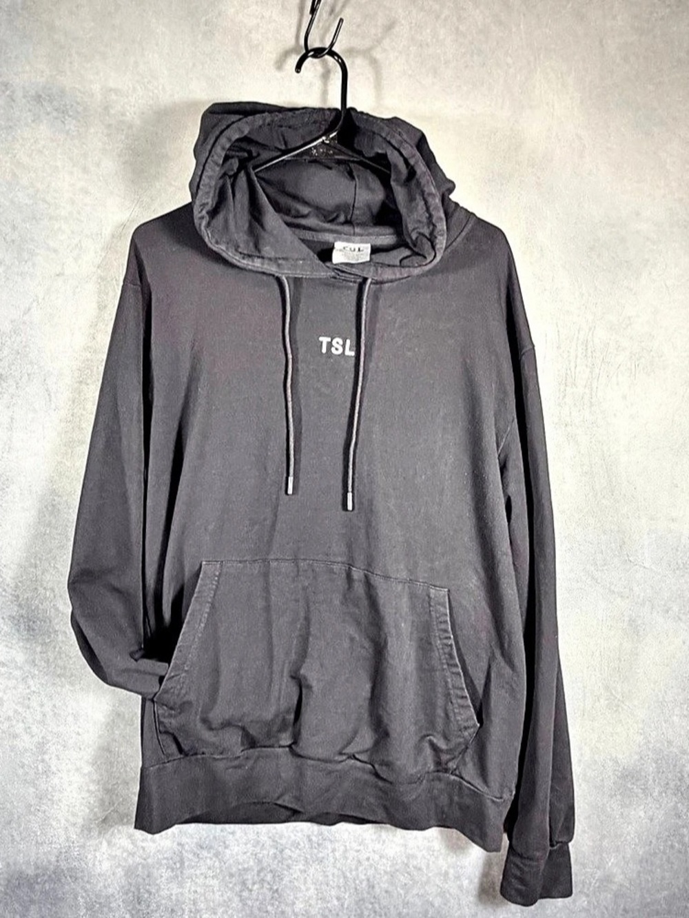 TSL Collection Pullover Hoodie in Black Like New